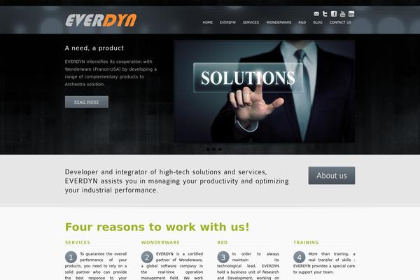 WordPress website example screenshot