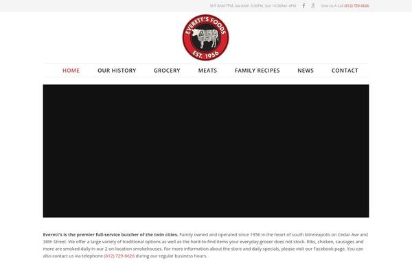 WordPress website example screenshot