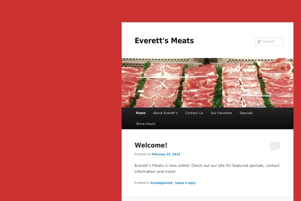 Twenty Eleven theme site design template sample