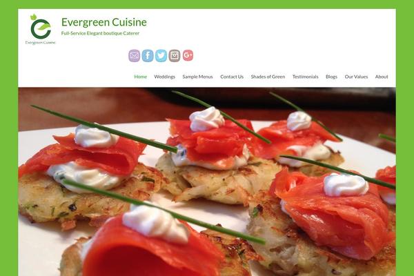 Spacious theme site design template sample