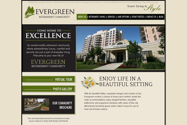 evergreenretirement.ca site used Verve-theme-development