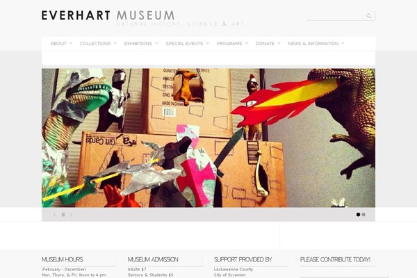 everhart-museum.org site used Everhart-museum-theme