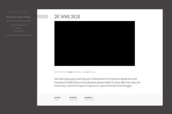 Fixed theme site design template sample