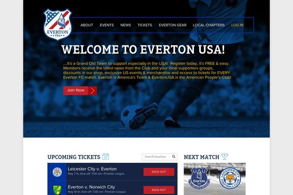 evertonusa.net site used Everton