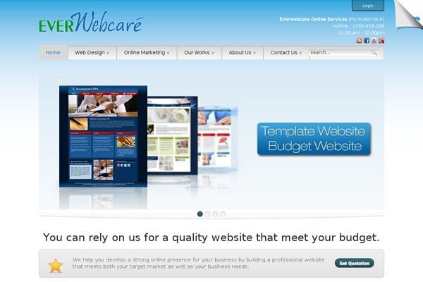 everwebcare.net site used Everwebcare3