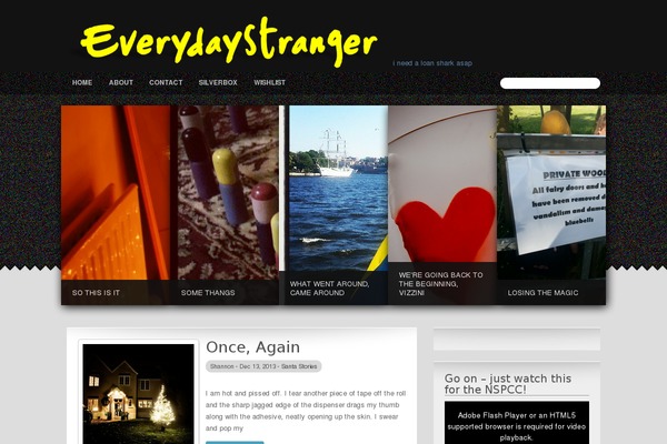 everydaystranger.net site used Vision-media