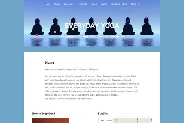 Padhang theme site design template sample