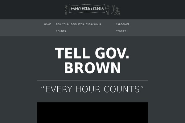everyhrcounts.org site used Legislator