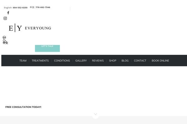 everyoungmed.com site used Ey-theme