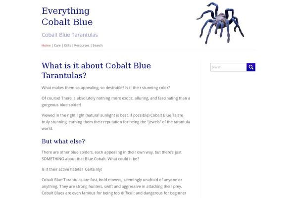 everything-cobalt-blue.com site used Apostrophe