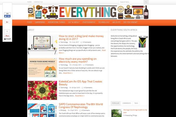 everything.co.za site used Fpress