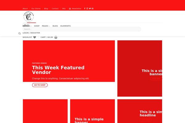 Flatsome theme site design template sample