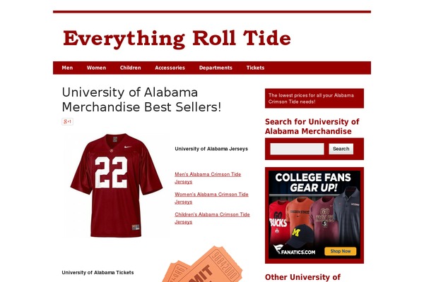 everythingrolltide.com site used zeeBusiness