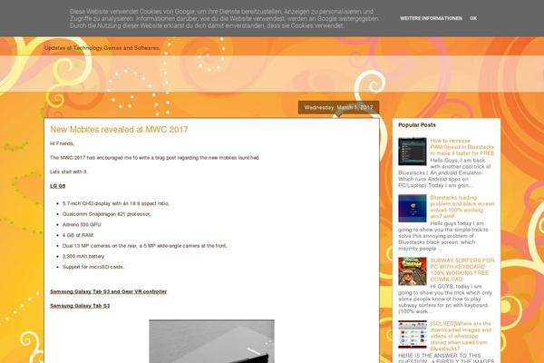 WordPress website example screenshot