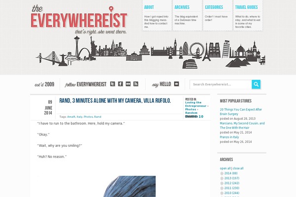 everywhereist.com site used Everywhereist-v3