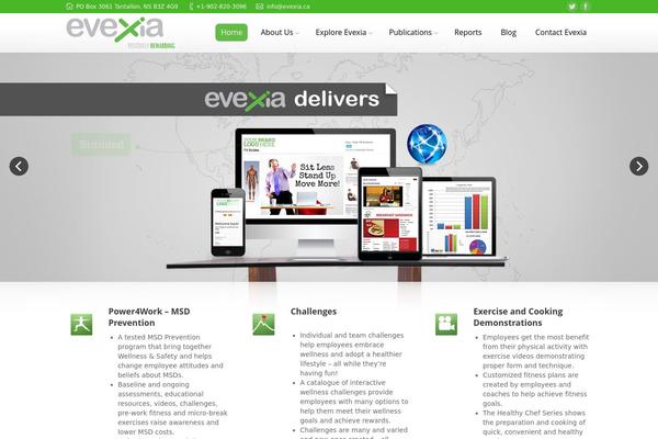 evexia.ca site used BlogArise