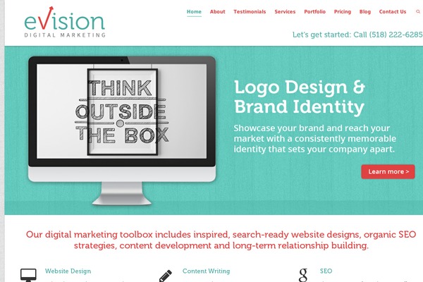 WordPress website example screenshot