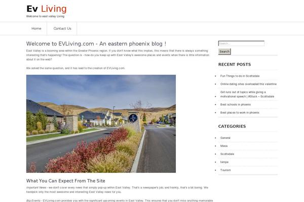 evliving.com site used Twenty Minutes