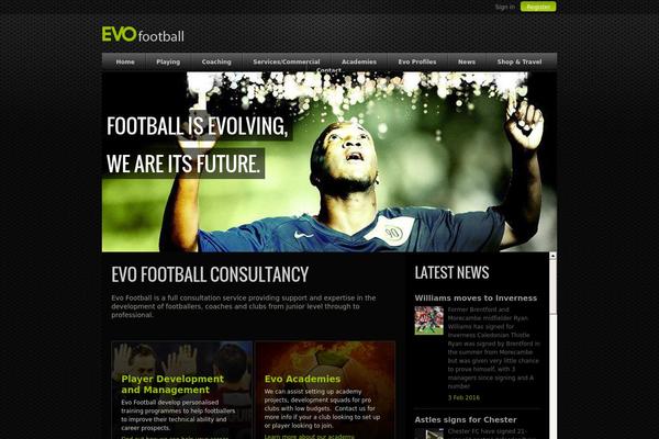 evofootball.com site used Evofootball