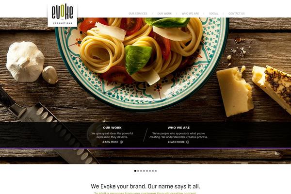 evoke-productions.com site used Drum