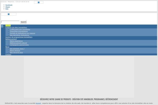 evoluciel-immobilier.com site used Evoluciel