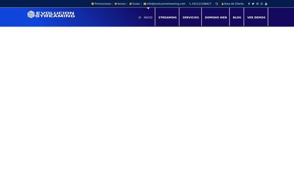 evolucionstreaming.com site used Aoxhost