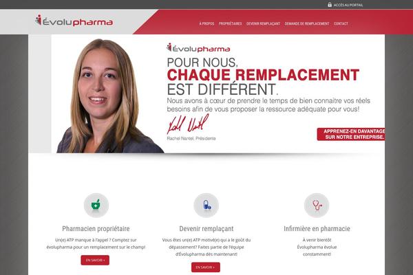 evolupharma.ca site used Evolupharma