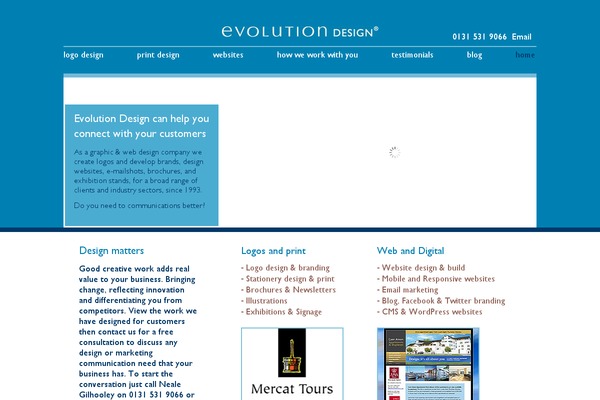 evolution-design.co.uk site used Evolution