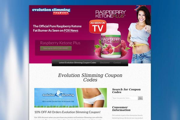 evolution-slimming-discounts.com site used Evoslim