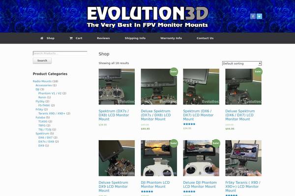 Vantage theme site design template sample