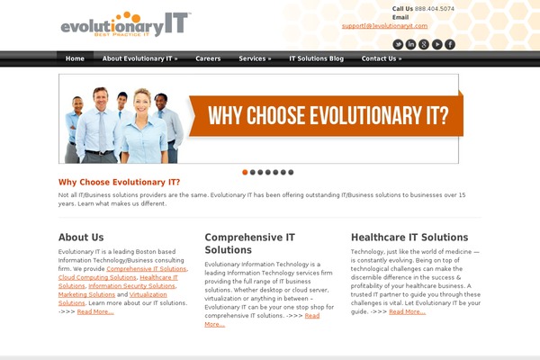 evolutionaryit.com site used Evolutionaryit-child