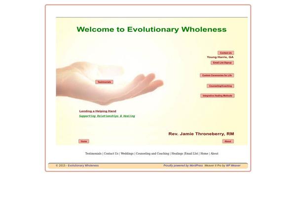 Weaver II pro theme site design template sample