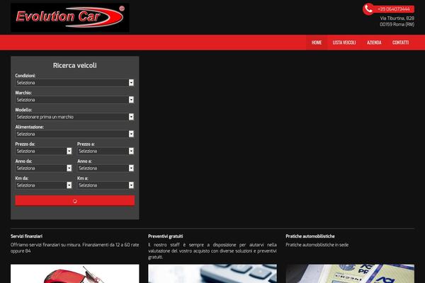 Gestionaleauto theme site design template sample