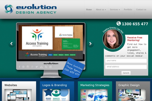evolutiondesign.com.au site used Eda
