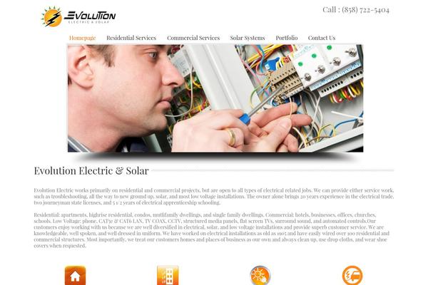 evolutionelectricsolar.com site used Wall-e