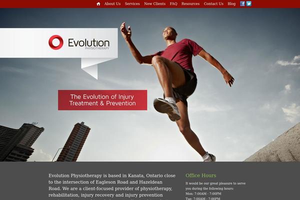 evolutionphysiotherapy.com site used Evolution