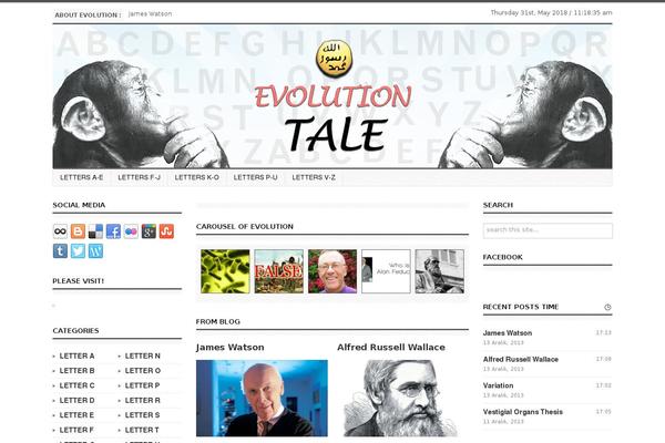 evolutiontale.com site used Volcano