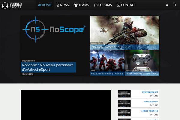 WordPress website example screenshot