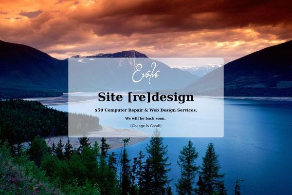 Surreal theme site design template sample