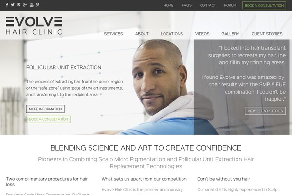 evolve_hair_clinic WordPress theme, websites list used evolve_hair_clinic theme evolve_hair_clinic theme websites examples