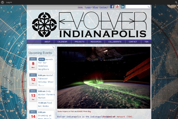 evolverindy.org site used Evolvertheme2014