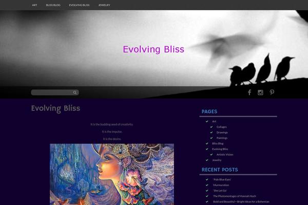 evolvingbliss.com site used Simpel