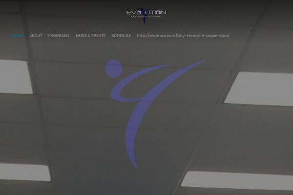 WordPress website example screenshot