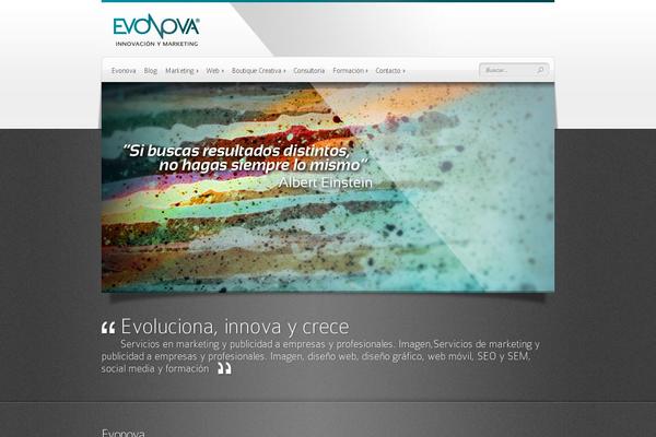 evonova.es site used Evonova-child