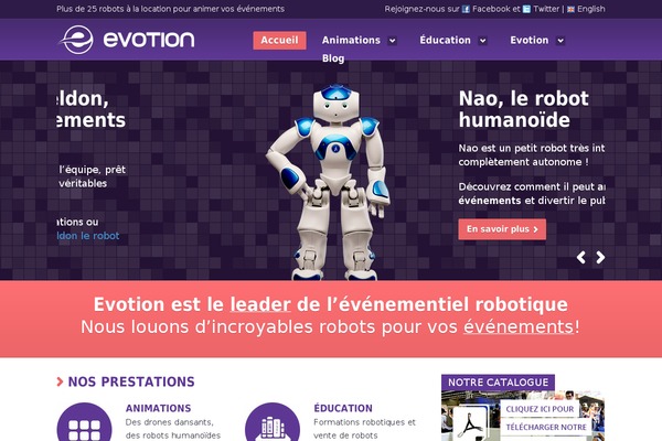 evotion theme websites examples