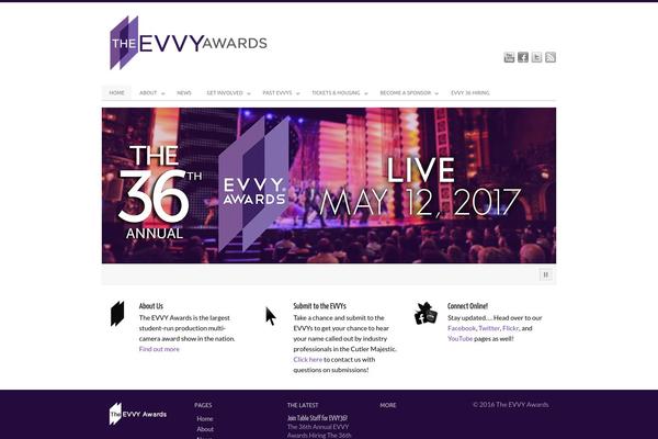 WordPress website example screenshot