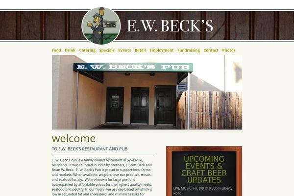 ewbecks.com site used Ewbecks