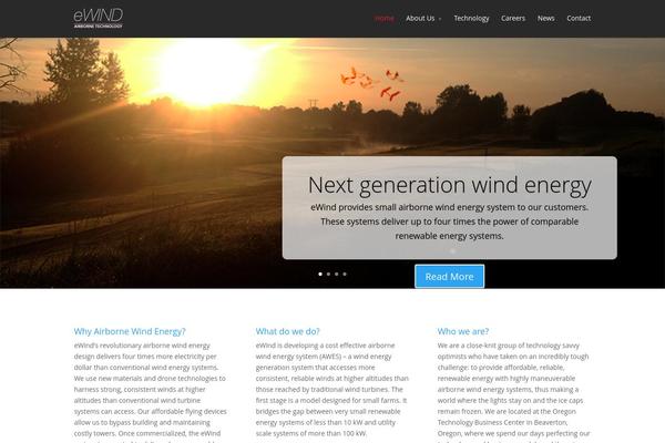 WordPress website example screenshot