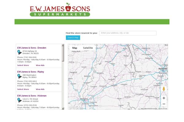 ewjamesandsons.com site used Ewjames