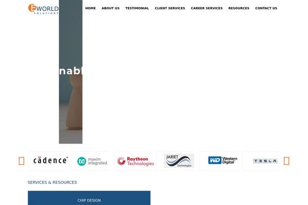 WordPress website example screenshot